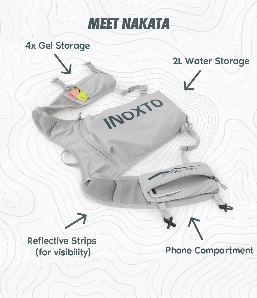 Nakata® - Running & Hiking Vest (One Size)